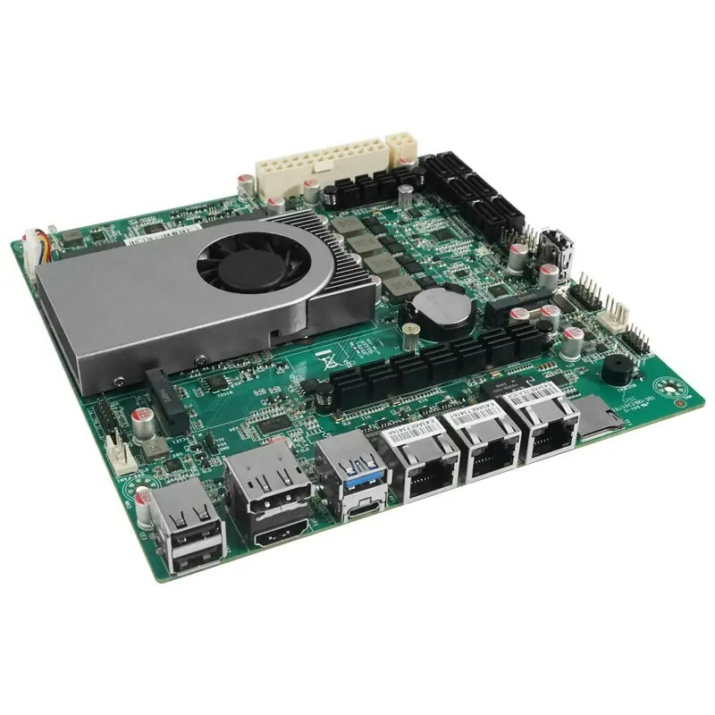 Placa base SATA para host NAS  - Nas Motherboard N100 6 Sata reseña y precio