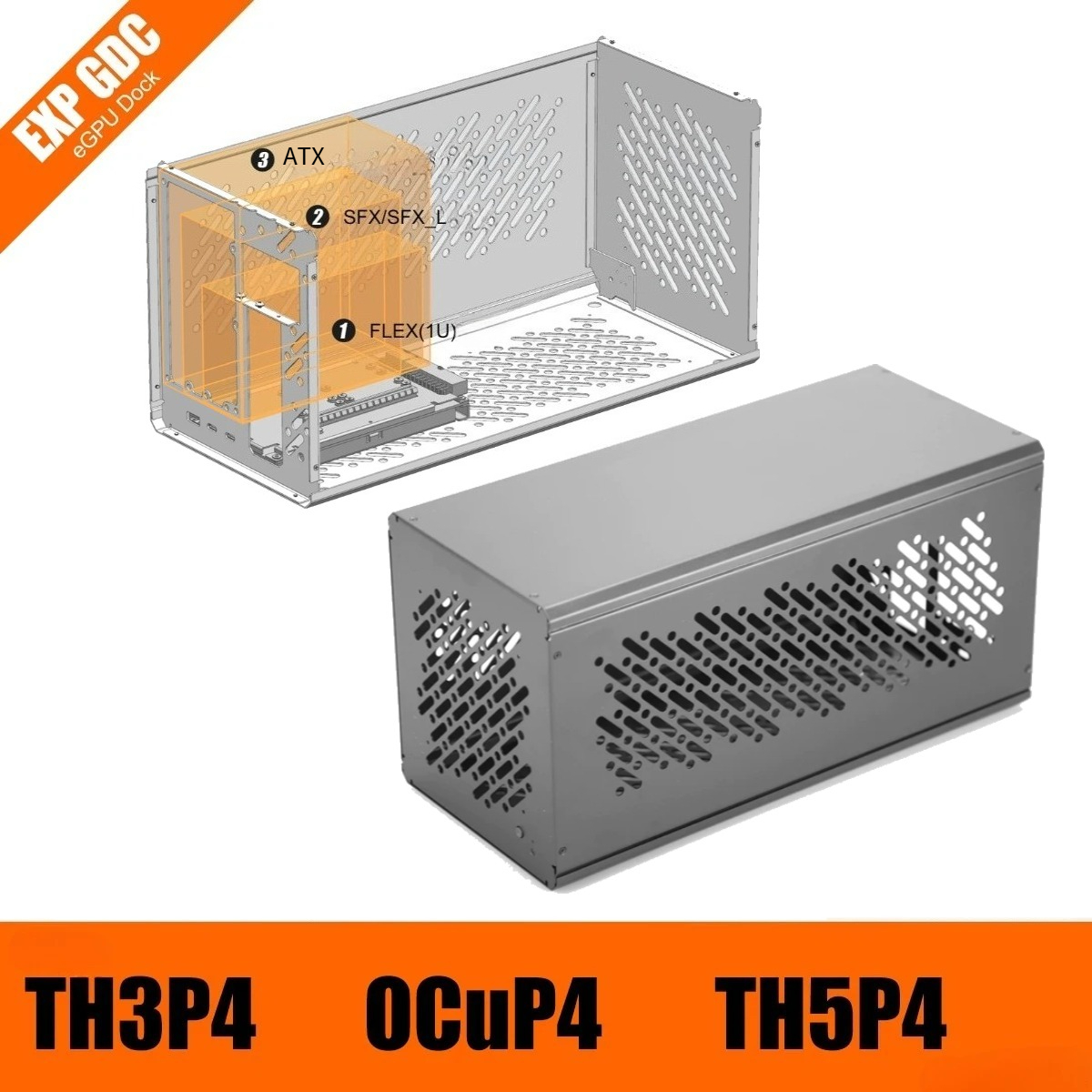 Chasis de Metal para TH3P4 TH5 - External Gpu Dock Pcie 4.0 Oculink reseña y precio