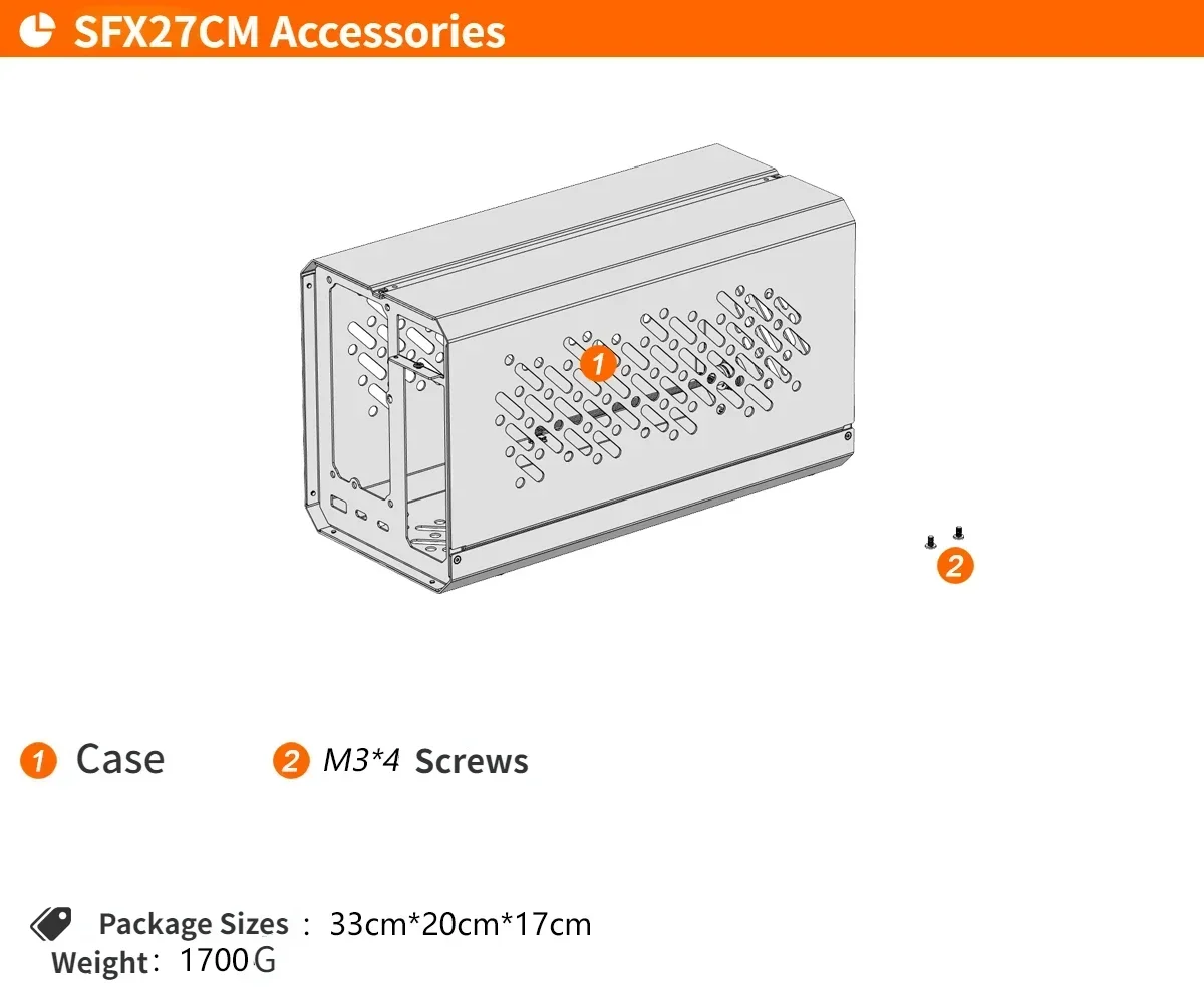 Chasis de Metal para TH3P4 TH5 - External Gpu Dock Pcie 4.0 Oculink reseña y precio